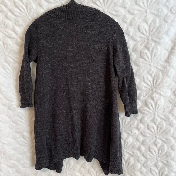 Eileen fisher gray open front 3/4 sleeve cardigan preowned great condition sz S - Picture 2 of 6